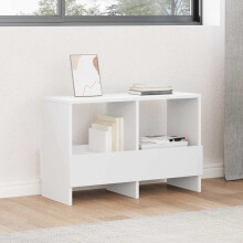 Berkfield Magazine Rack White 68.5 x 30 x 45 cm