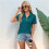 Women'S Short Sleeve Top Malachite Green L 5