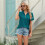 Women'S Short Sleeve Top Malachite Green L 6