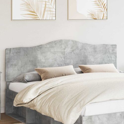 Berkfield Headboard Concrete Grey Engineered wood
