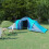 Berkfield Camping Tent 6 Persons Blue and Light Blue 1