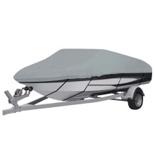 Berkfield Boat Cover Grey 440x180x40 cm