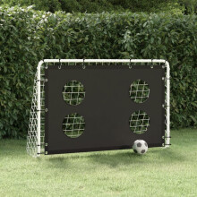 Berkfield Soccer Goal Training Net Steel 184x61x122 cm