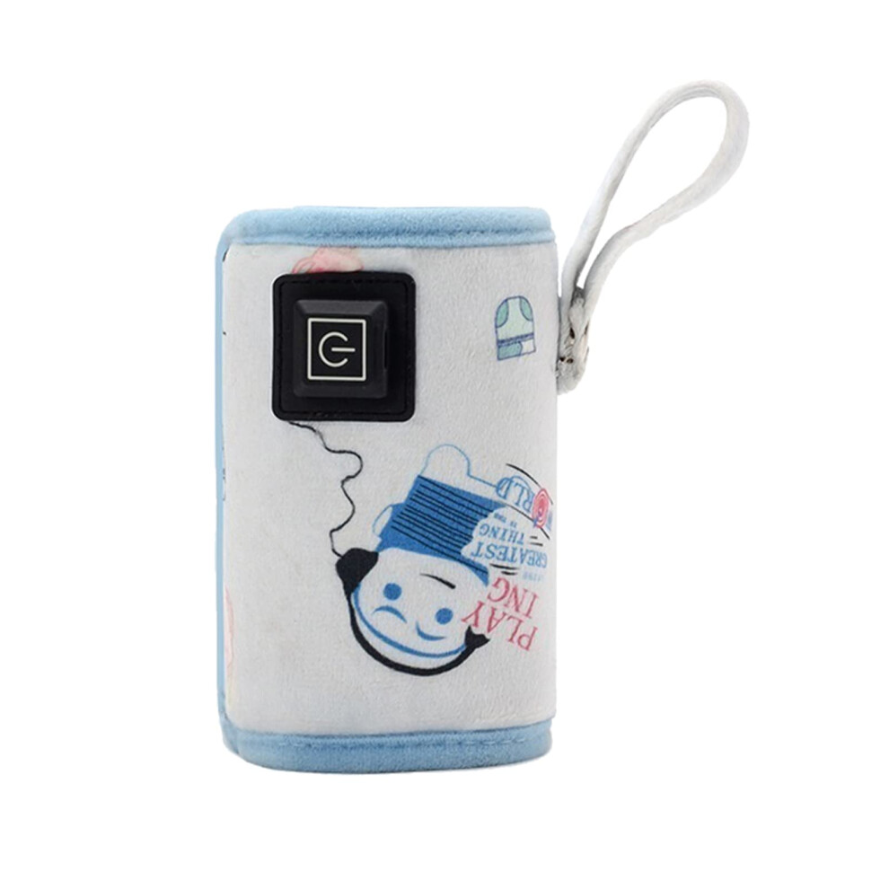 USB Bottle Warmer for Baby Milk, Portable Feeding Bottle Heater with USB Powered Heating, Fits 11.3cm Bottles