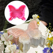 Moule à gâteau papillon antiadhésif en Silicone, pour Dessert