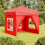 Berkfield Folding Party Tent with Sidewalls Red 2x2 m 1