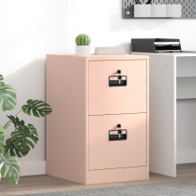 Berkfield File Cabinet Geometric Pink 44 x 50 x 74.5 cm Cold-Rolled Steel