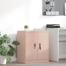 Berkfield Storage Cabinet Pink 60 x 40 x 70 cm Steel