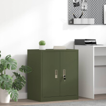 Berkfield Storage Cabinet Olive Green 60 x 40 x 70 cm Steel