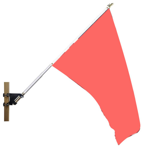 Supports régulables de Rod de drapeau d'acier inoxydable pour le 1