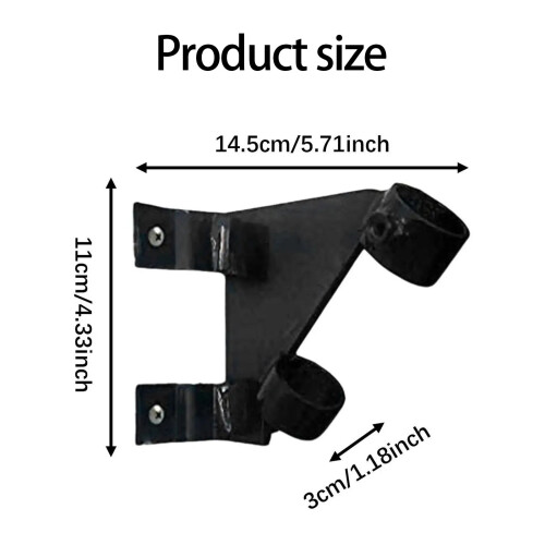 Supports régulables de Rod de drapeau d'acier inoxydable pour le 2