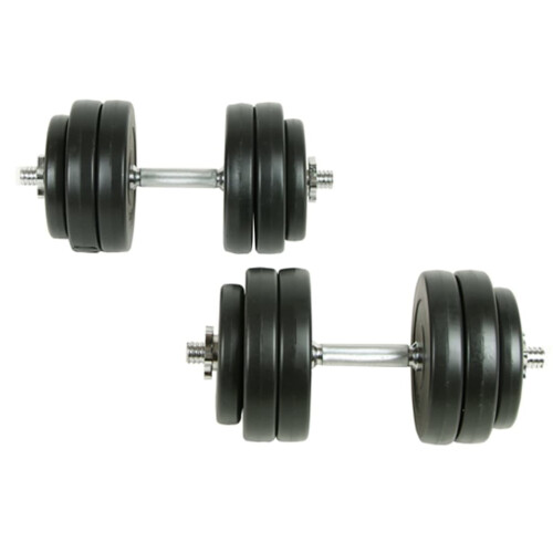 Berkfield 18 Piece Dumbbell Set 30 kg