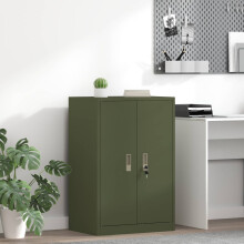 Berkfield Storage Cabinet Olive Green 60 x 40 x 90 cm Steel