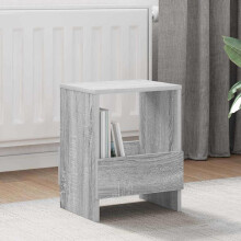 Berkfield Magazine Rack 2 pcs Grey Sonoma 35 x 30 x 45 cm