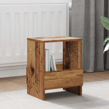 Berkfield Magazine Rack 2 pcs Old Wood 35 x 30 x 45 cm