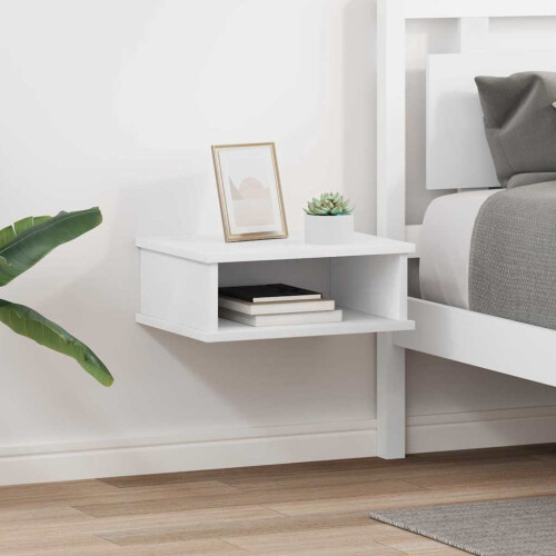 Berkfield Bedside Table 2 pcs White 40 x 31 x 15 cm Engineered Wood