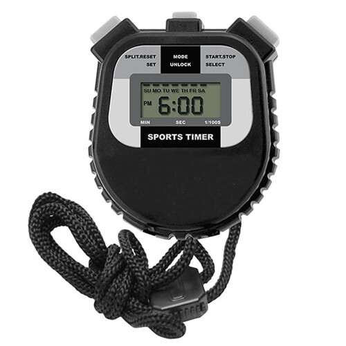 Digital Electronic Timer LCD Sport Stopwatch Date Time Alarm Counter 2