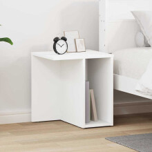 Berkfield End Table White 37 x 32 x 40 cm Engineered Wood