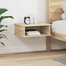 Berkfield Bedside Table Sonoma Oak 40 x 31 x 15 cm Engineered Wood