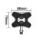 Jacenvly ABS bicycle pedal adapter flat bracket 1 pair 2