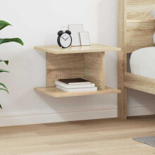 Berkfield Bedside Table Sonoma Oak 40 x 30 x 25 cm Engineered Wood