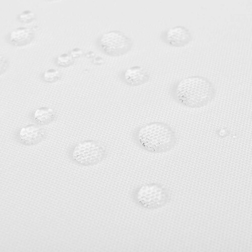 5 Tablecloths White 100 x 100 cm 2