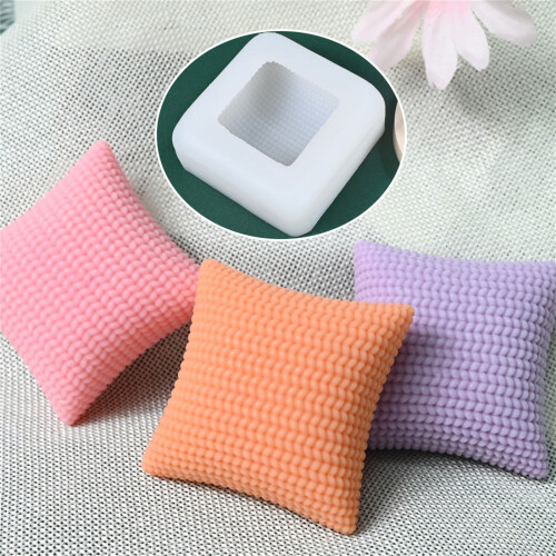 Moules d'oreiller carrés en Silicone, cuisson de savon, outil 1