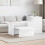 Berkfield Console Table White 91.5 x 35 x 38.5 cm Engineered Wood 1