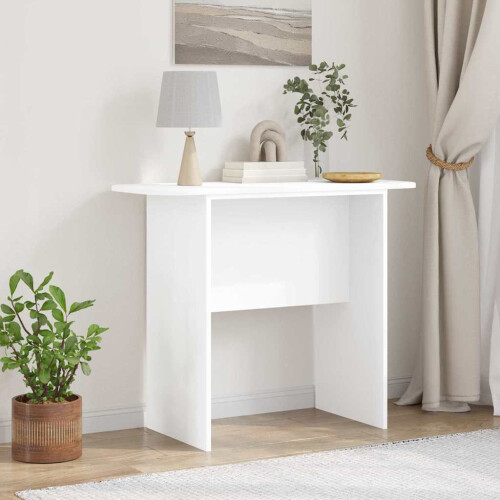 Berkfield Console Table White 93 x 40 x 75 cm Engineered Wood