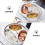 2 pcs Unbreakable Divided Food Plates for Camping Serving Meals 4