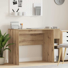 Berkfield Desk Artisan Oak 109 x 50 x 78 cm Engineered Wood