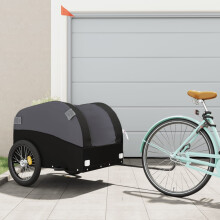 Berkfield Bike Trailer Black 45 kg Iron