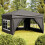 Berkfield Folding Party Tent with Sidewalls Anthracite 3x3 m 1