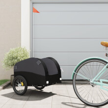 Berkfield Bike Trailer Black 30 kg Iron