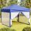 Berkfield Folding Party Tent with Sidewalls Blue 3x3 m 1