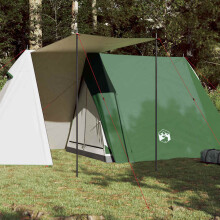 Berkfield Camping Tent 3-Person Green Waterproof