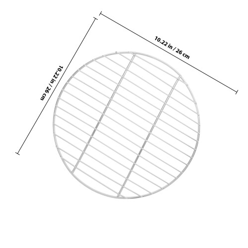 Grille De Cuisson En Acier Inoxydable Pour Bbq Camping 1