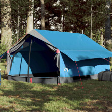 Berkfield Camping Tent 2-Person Blue Waterproof