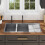Berkfield Handmade Kitchen Sink Stainless Steel 3
