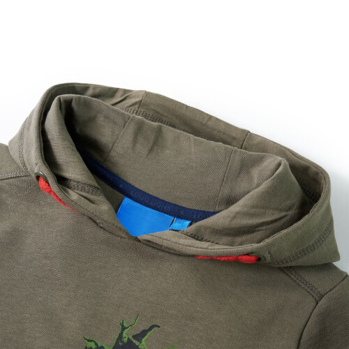Kids' Hooded Sweatshirt Khaki 128 2