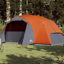 Berkfield Family Tent Crossvent 8-Person Orange Waterproof