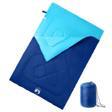 Berkfield Double Sleeping Bag with Pillows for Adults Camping 3-4 Seasons