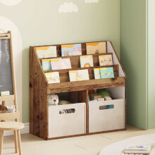 Berkfield Kids Bookshelf Old Wood 72.5 x 29.5 x 69 cm Engineered Wood