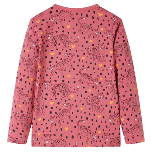 Kids' Pyjamas with Long Sleeves Old Pink 104 2