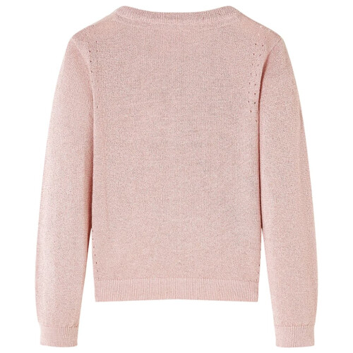 Kids' Cardigan Knitted Soft Pink 92 1