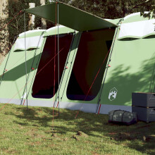 Berkfield Family Tent Tunnel 8-Person Green Waterproof