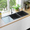 Berkfield Handmade Kitchen Sink Black Stainless Steel 3