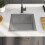 Berkfield Handmade Kitchen Sink Stainless Steel 3