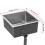 Berkfield Handmade Kitchen Sink Stainless Steel 8