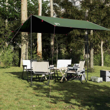 Berkfield Camping Tarp Green 300x294 cm Waterproof